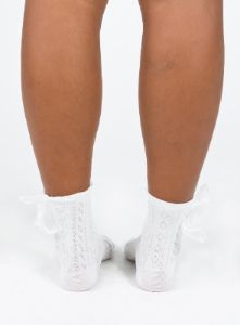Kirk Socks White sold by Princess Polly