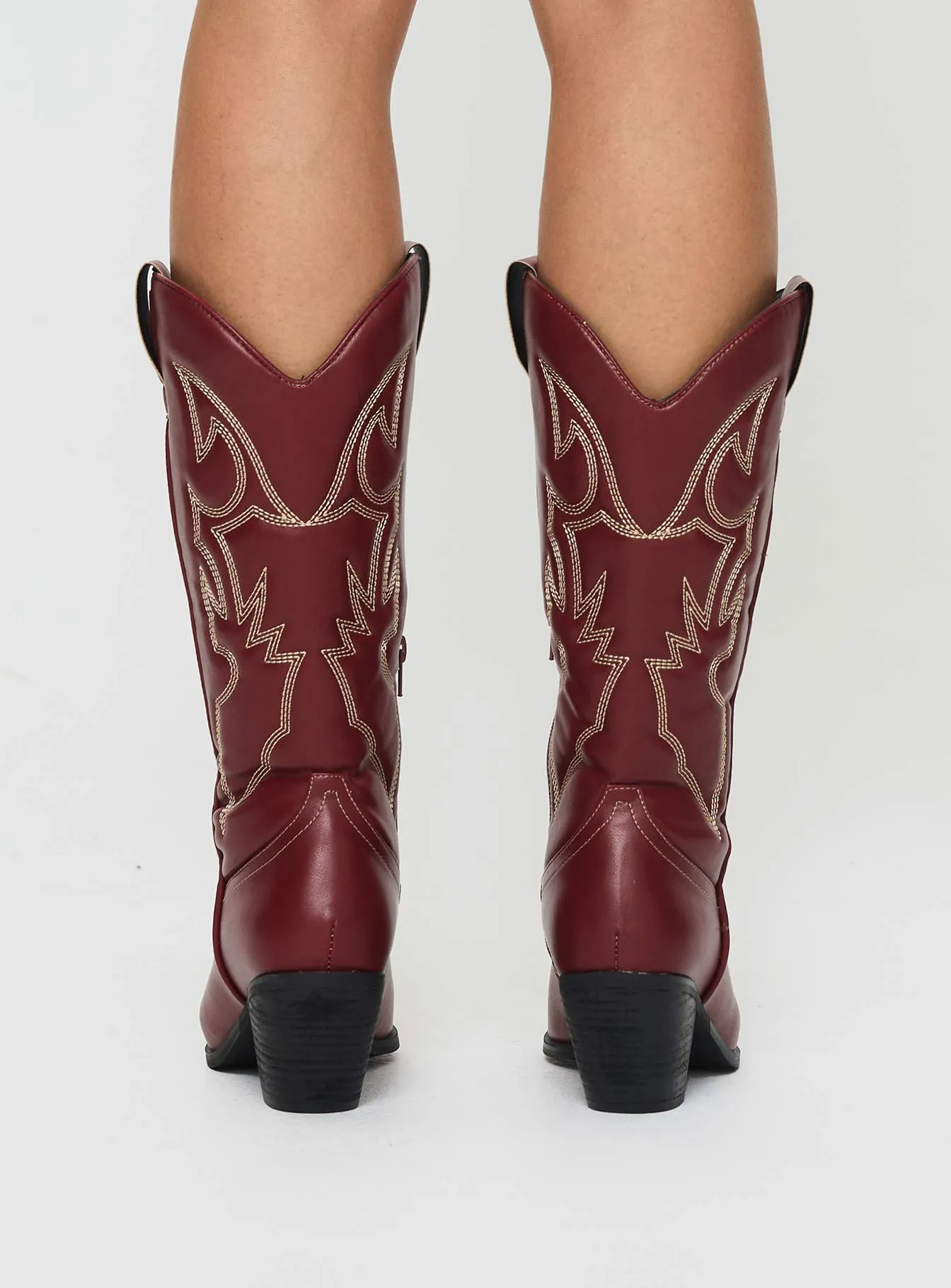 Therapy Clayton Boots Maroon sold by Princess Polly product image thumbnail 4