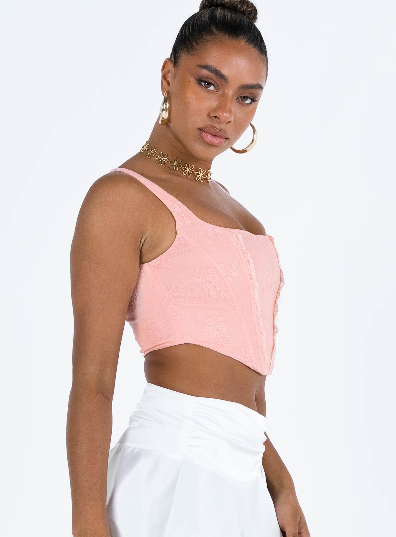 Eblin Corset Top Pink sold by Princess Polly product image thumbnail 4