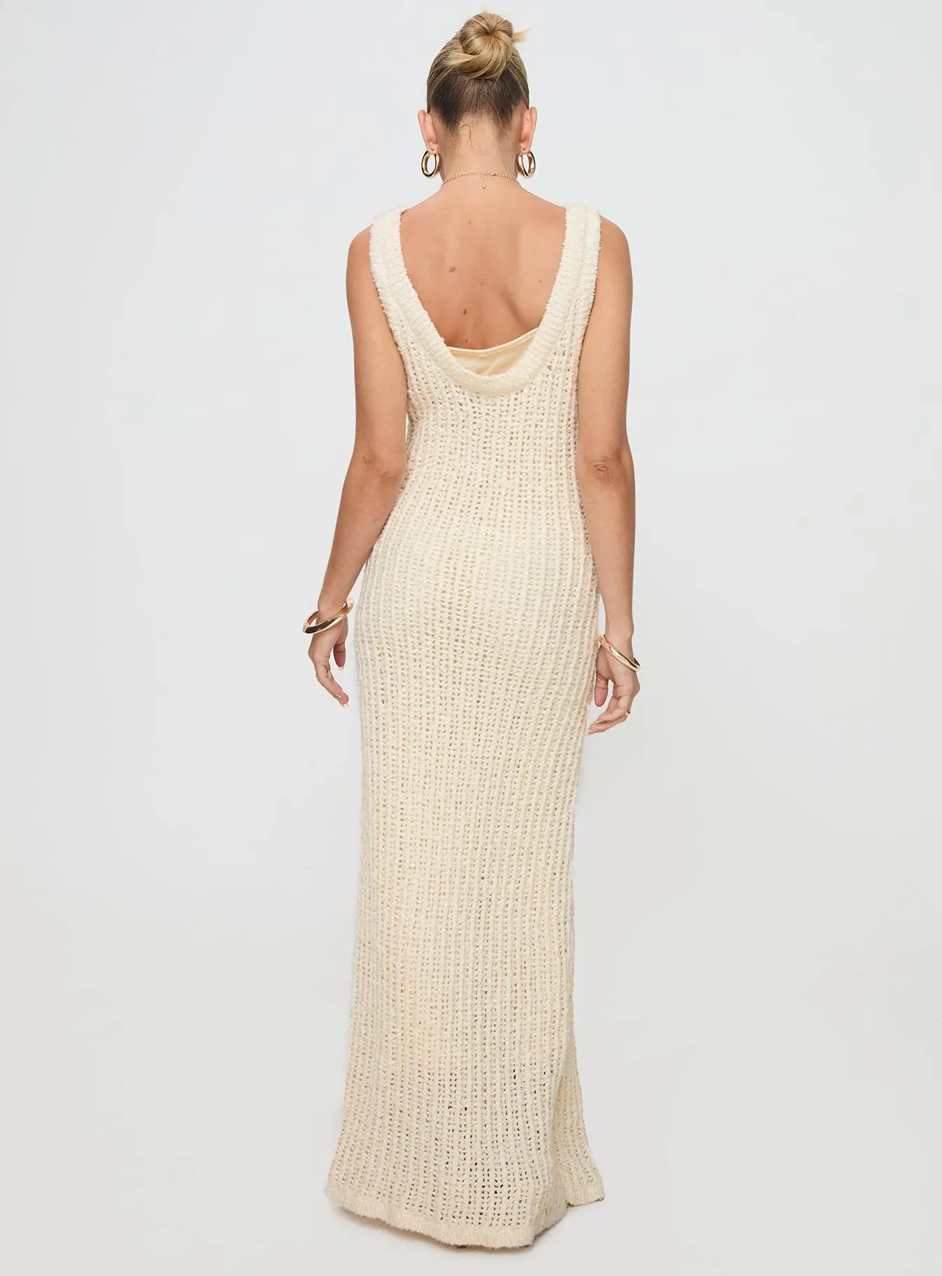 Andiamo Maxi Dress Cream sold by Princess Polly product image thumbnail 5