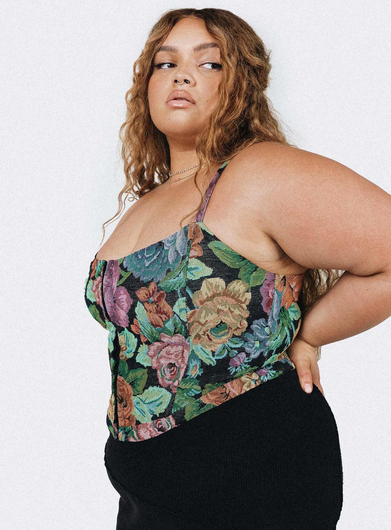 Tressie Corset Top Multi Curve sold by Princess Polly product image thumbnail 3