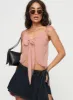 Rica Bow Top Pink sold by Princess Polly