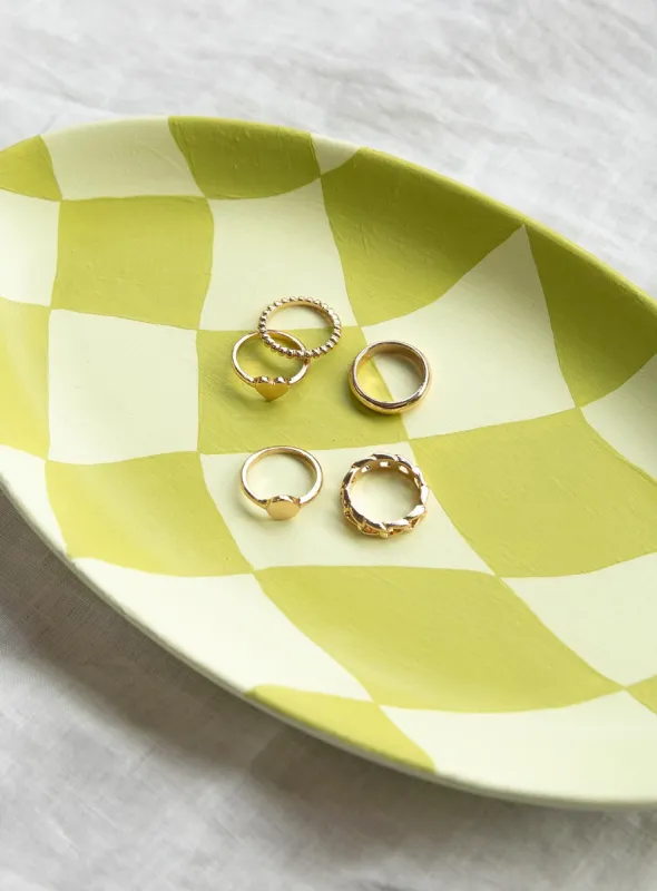 Spade Ring Set sold by Princess Polly