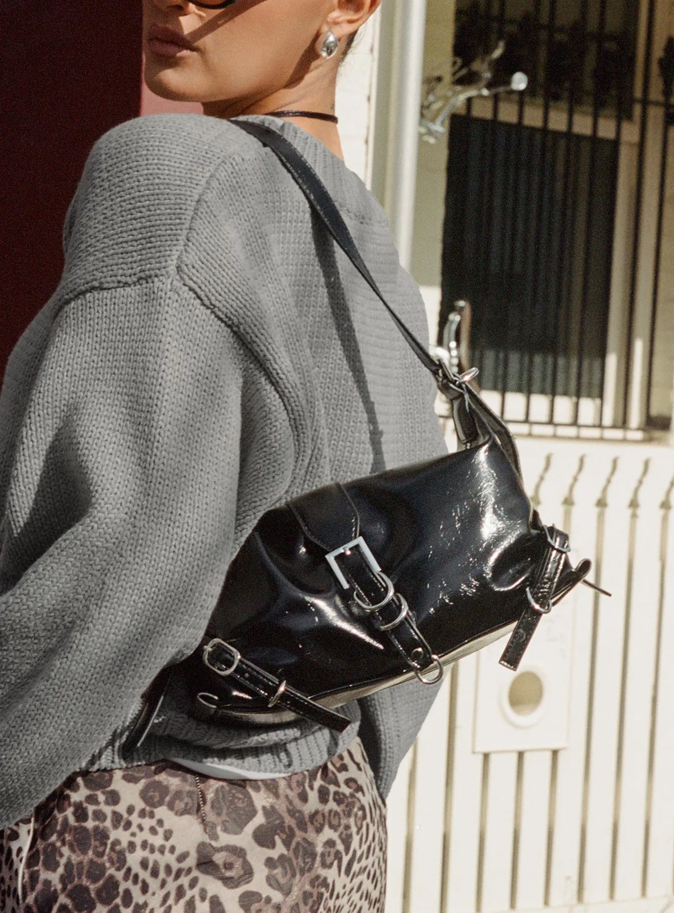 Anatolius Shoulder Bag Black sold by Princess Polly product image thumbnail 5