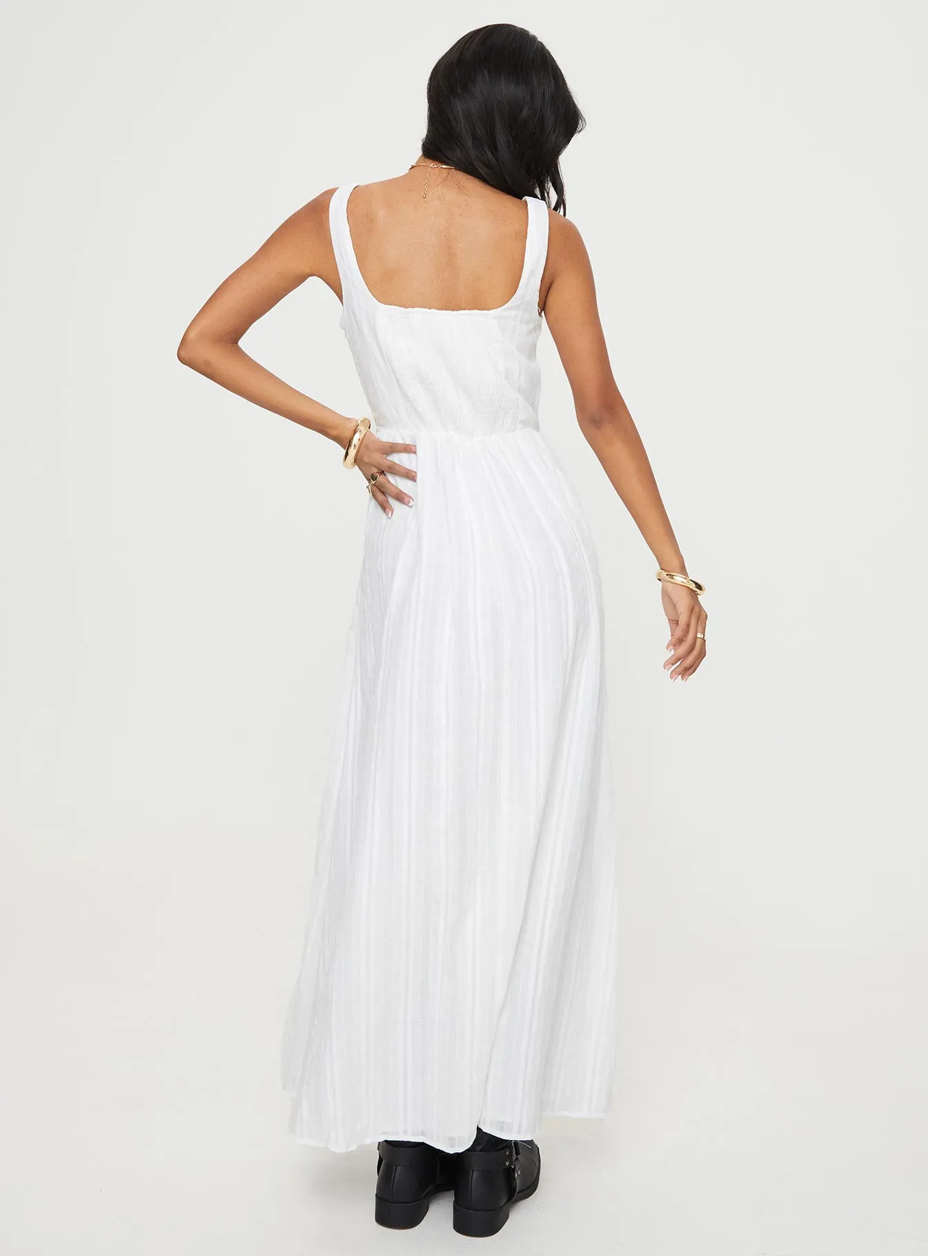 Lorinda Maxi Dress White sold by Princess Polly product image thumbnail 5