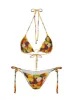 Nevaeh Triangle Bikini Top Fruit Multi sold by Princess Polly
