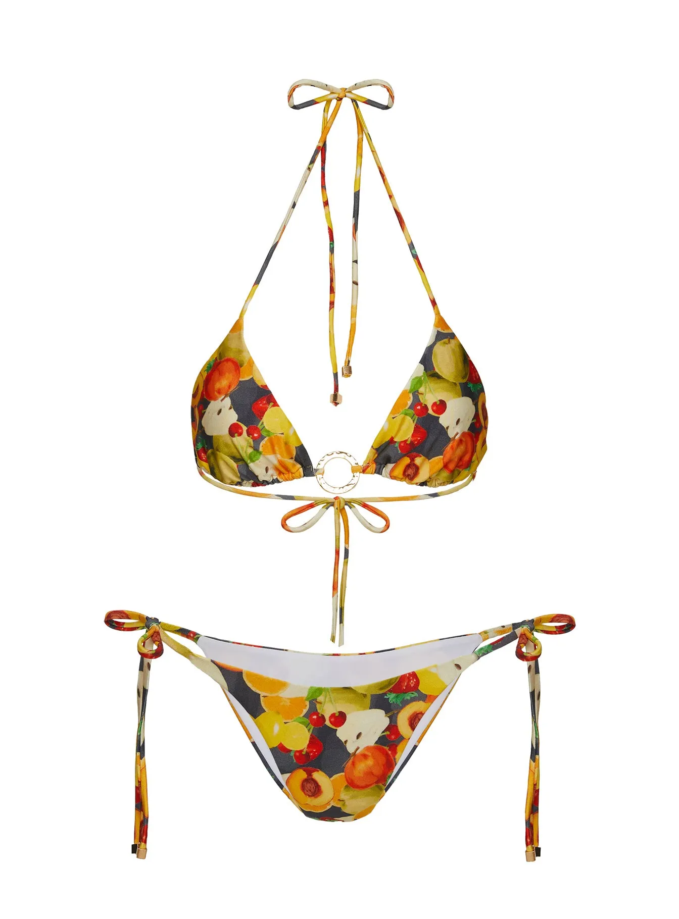 Nevaeh Triangle Bikini Top Fruit Multi sold by Princess Polly product image thumbnail 5