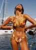Nevaeh Triangle Bikini Top Fruit Multi sold by Princess Polly