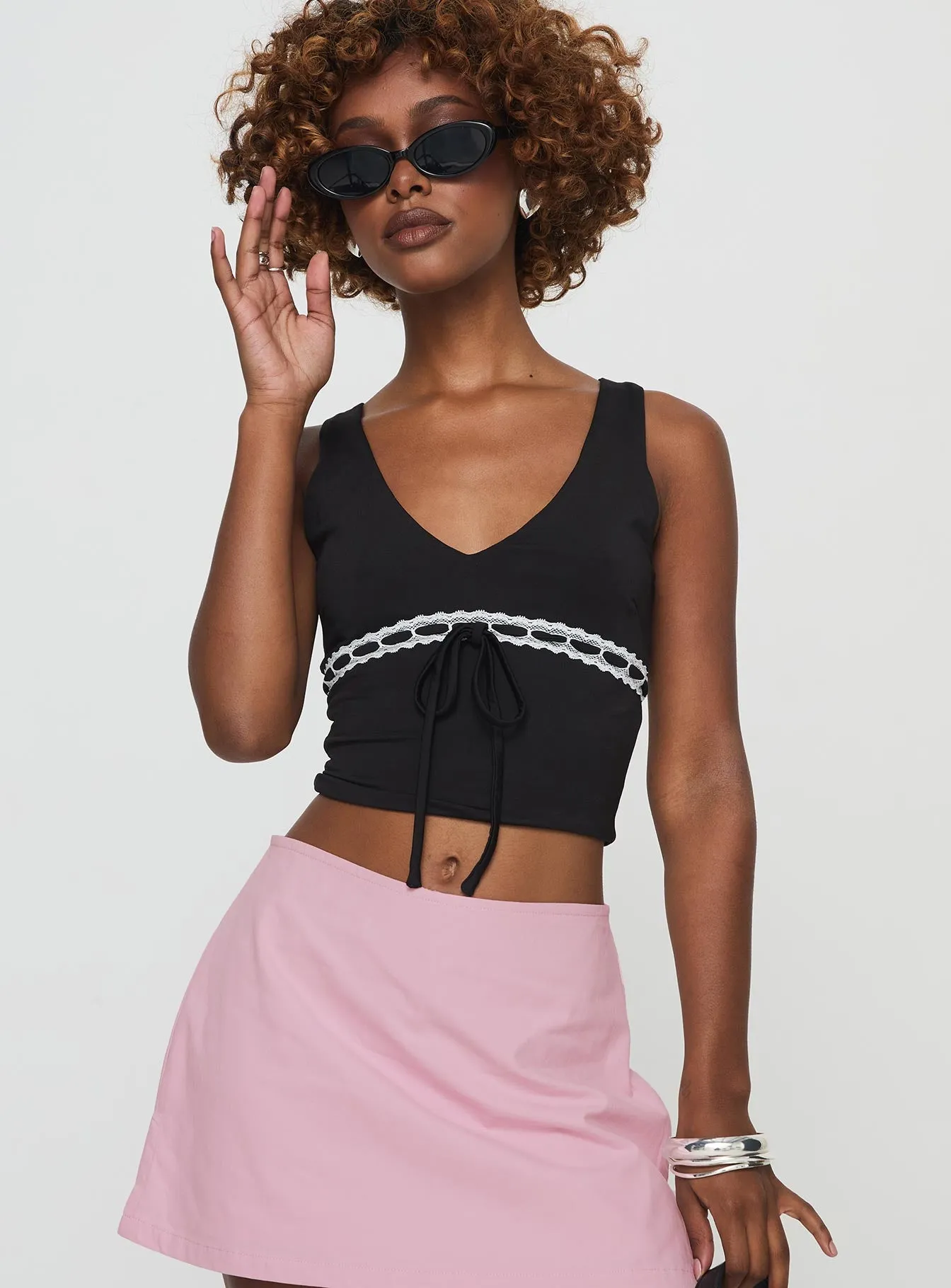 Mekhi Top Black sold by Princess Polly product image thumbnail 2