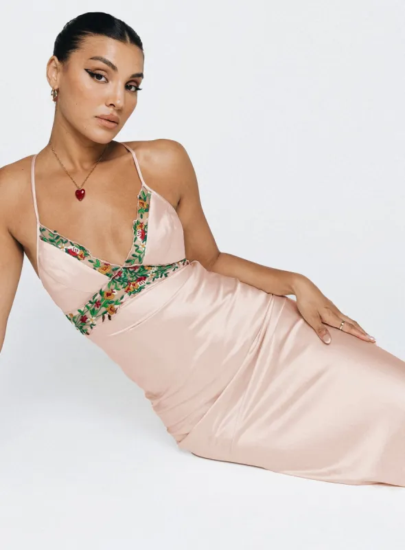 Sadelle Maxi Dress Champagne sold by Princess Polly