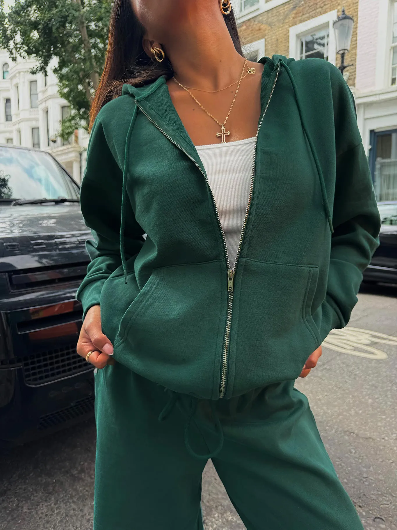 All Day Oversized Hoodie Green sold by Princess Polly