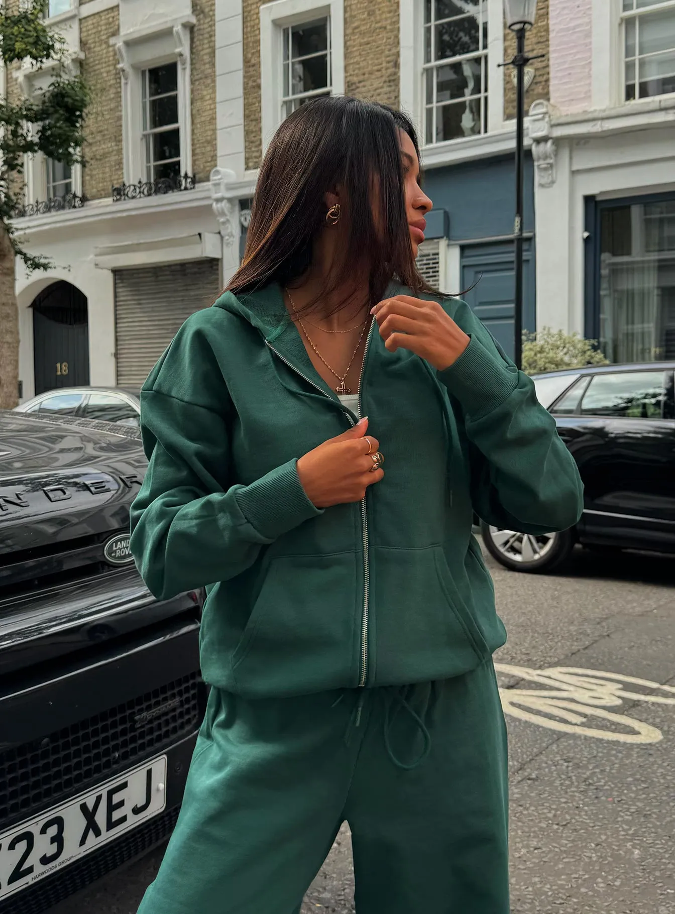 All Day Oversized Hoodie Green sold by Princess Polly product image thumbnail 3