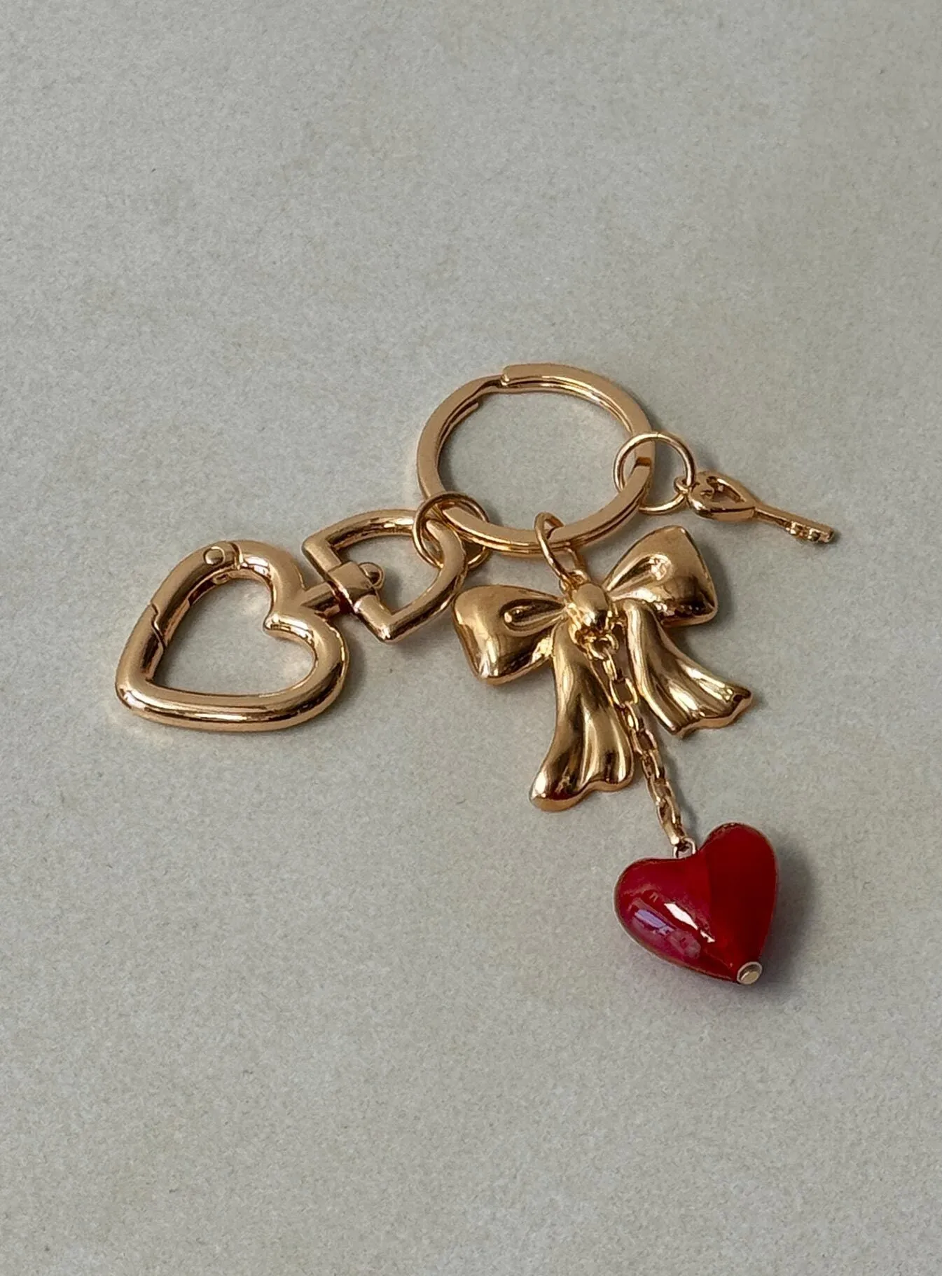 Aurelio Pendant Keyring Gold sold by Princess Polly