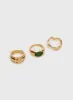 Esteban Ring Pack Gold sold by Princess Polly