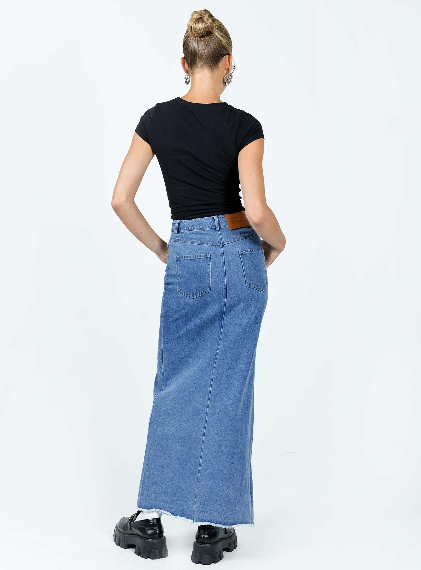 Benetti Midi Denim Skirt sold by Princess Polly product image thumbnail 4