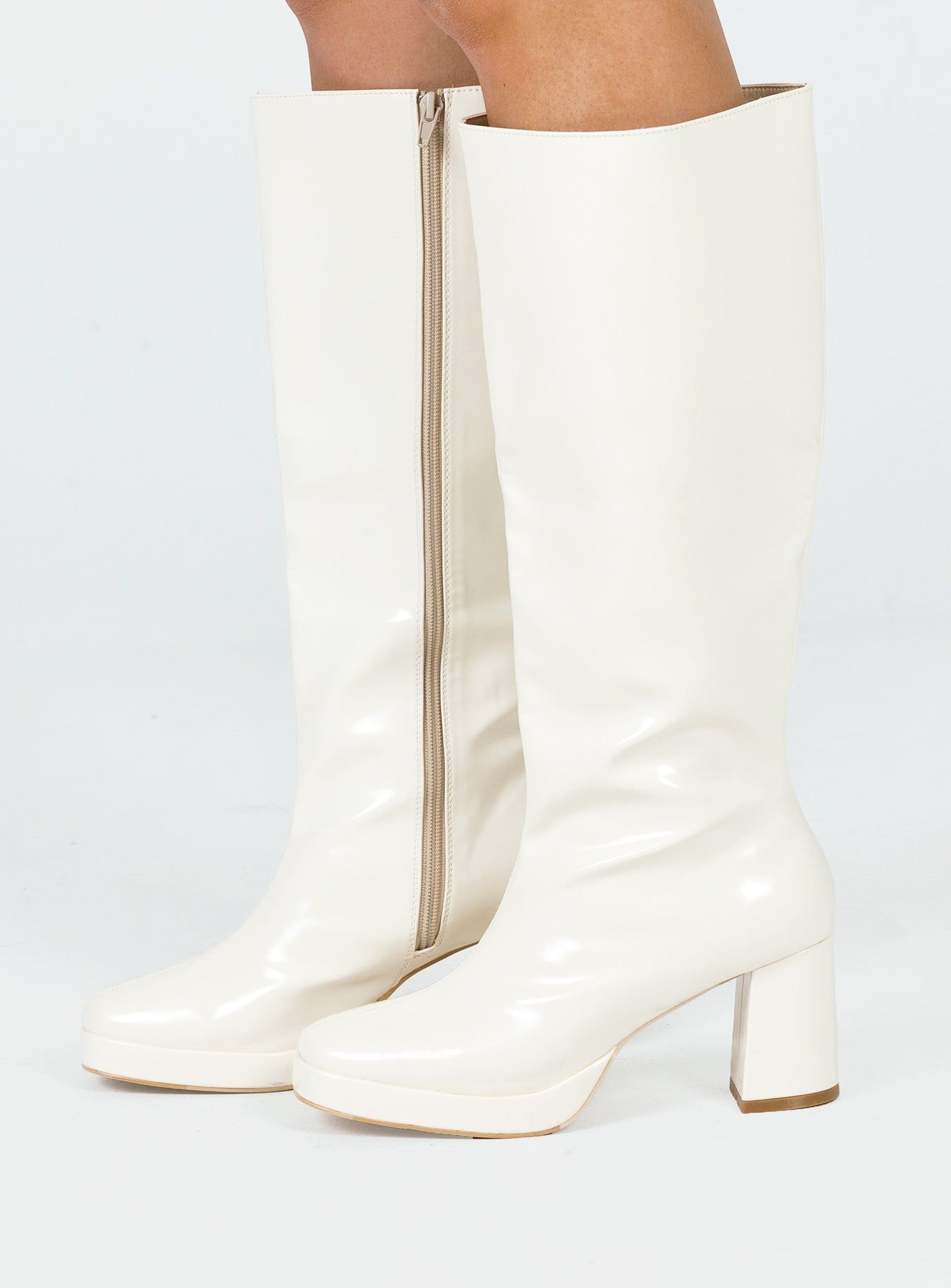 Marianne Boots Cream sold by Princess Polly product image thumbnail 3