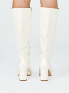Marianne Boots Cream sold by Princess Polly