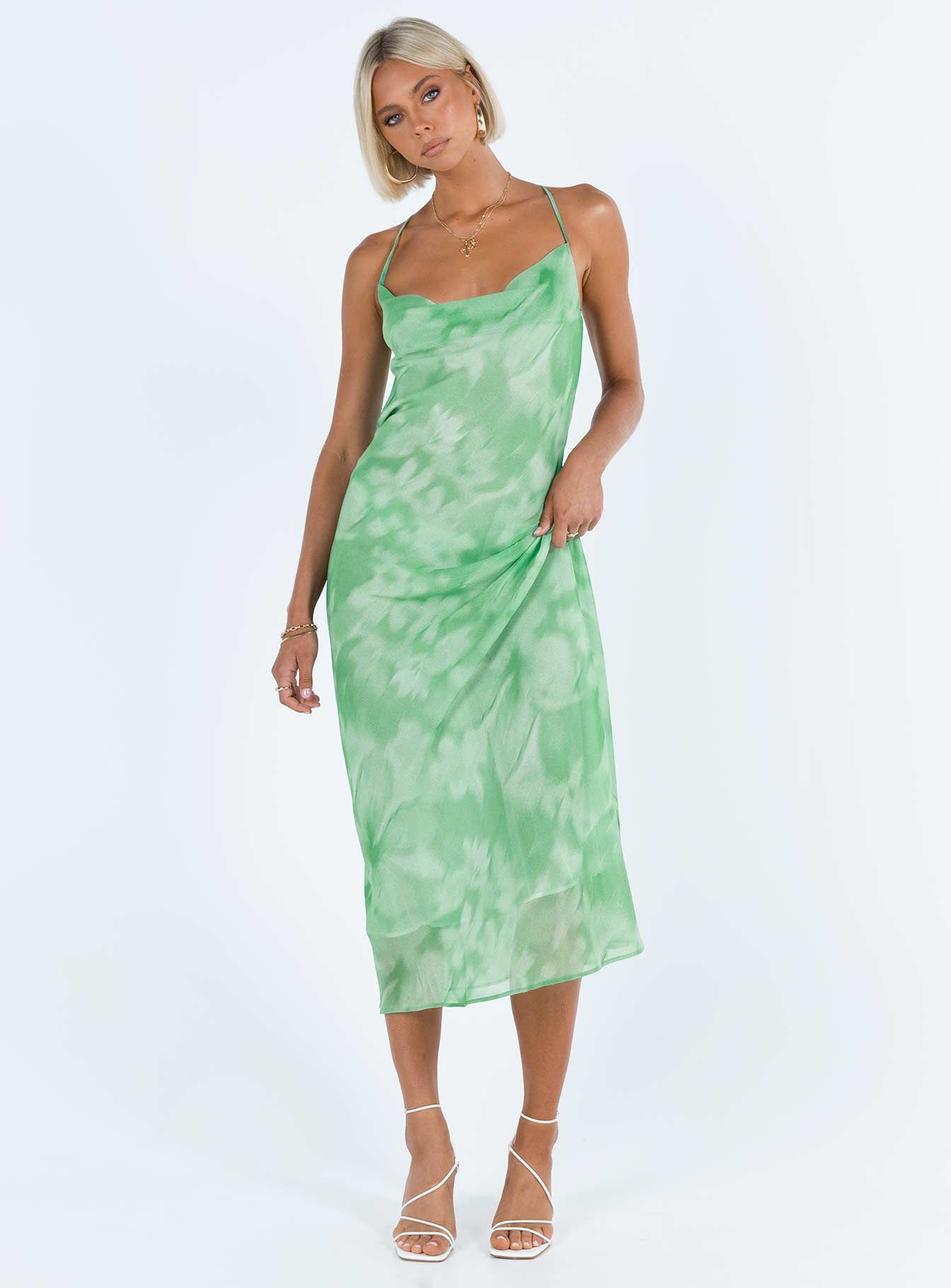 Pantano Maxi Dress Green sold by Princess Polly product image thumbnail 5