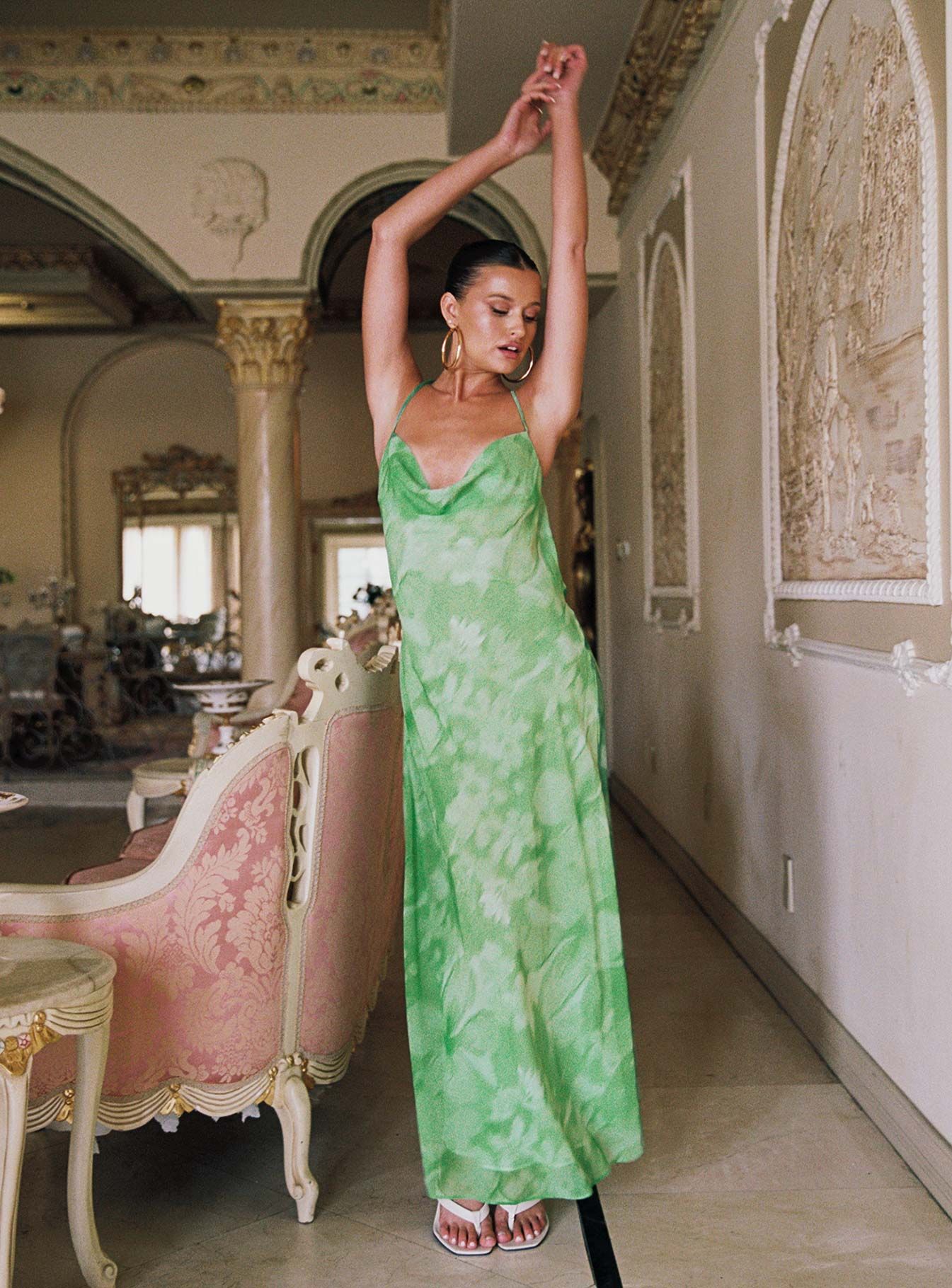 Pantano Maxi Dress Green sold by Princess Polly product image thumbnail 3