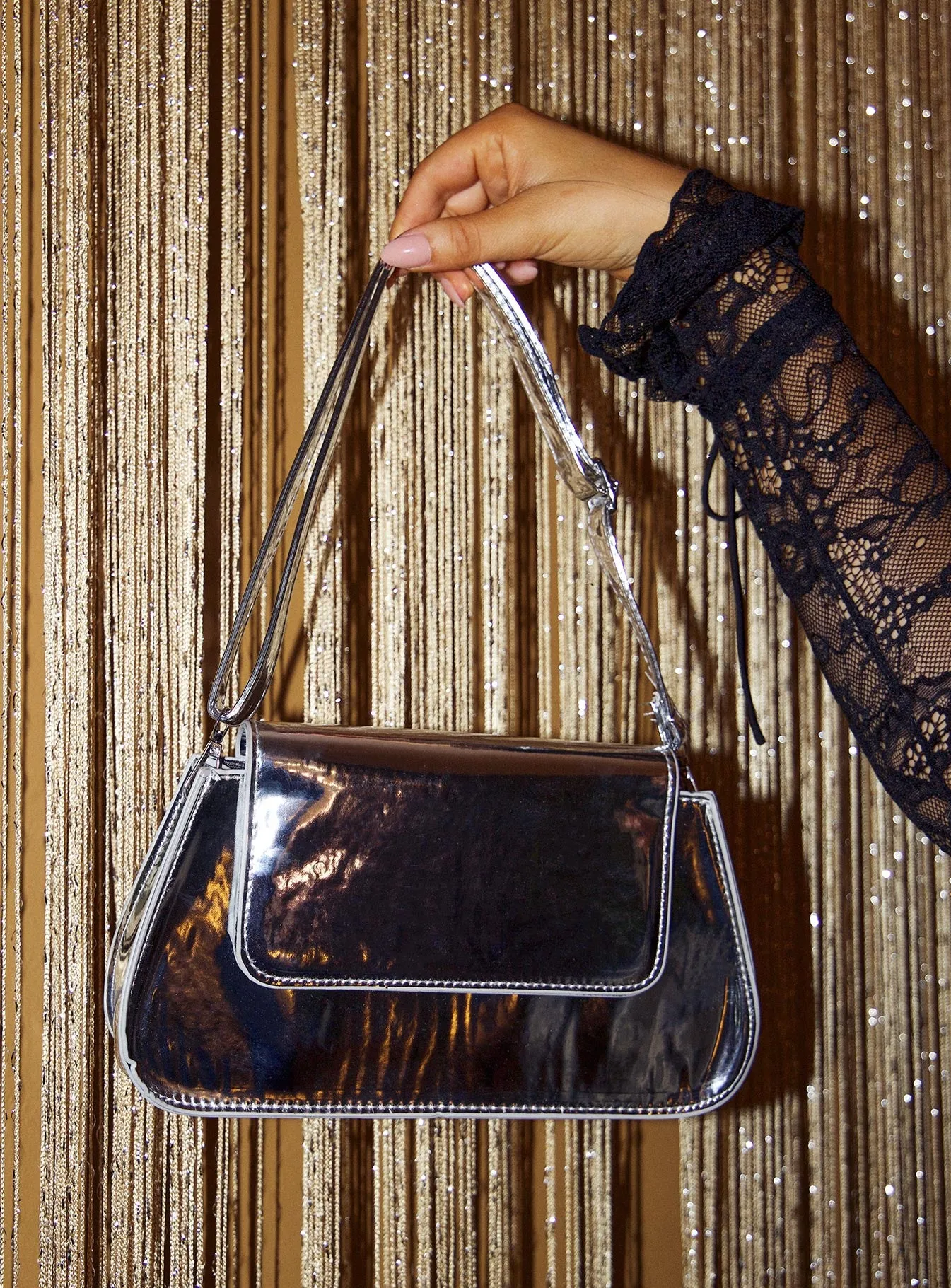 Leelie Bag Silver sold by Princess Polly product image thumbnail 5