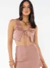 Balford Tie Up Top Pink sold by Princess Polly