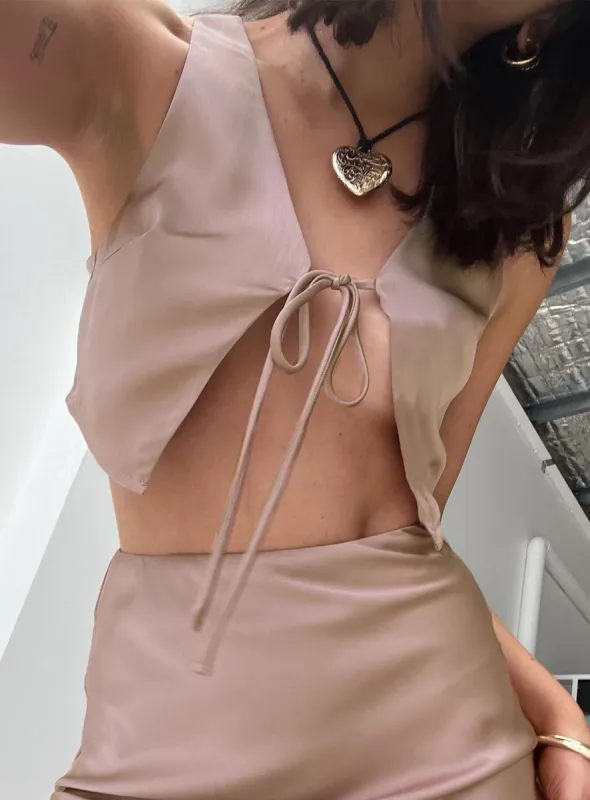 Balford Tie Up Top Pink sold by Princess Polly