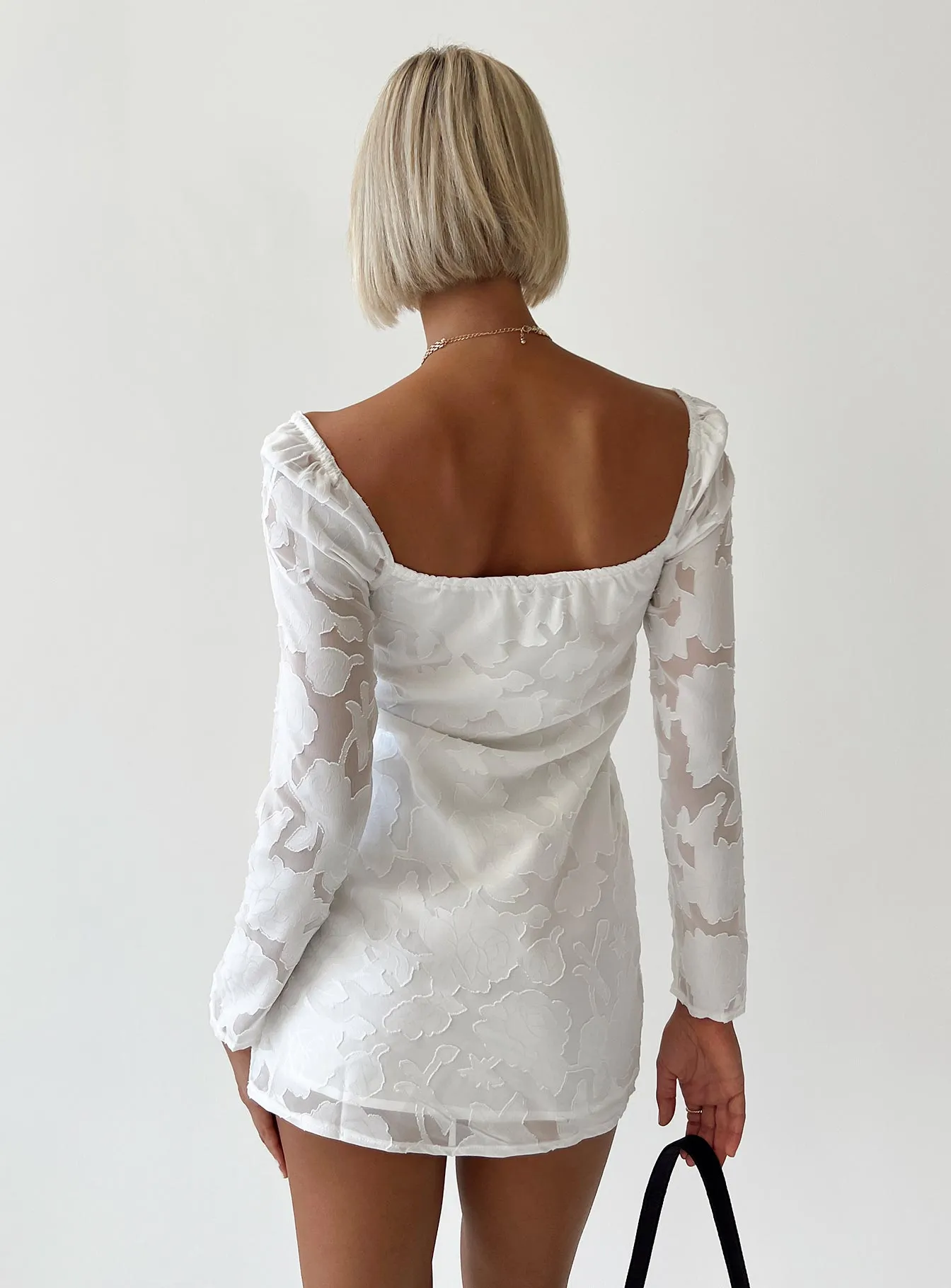 Star Power Mini Dress White sold by Princess Polly product image thumbnail 4