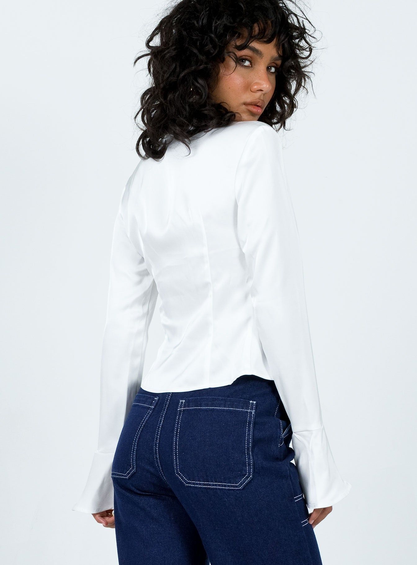 Goodlet Top White sold by Princess Polly product image thumbnail 5