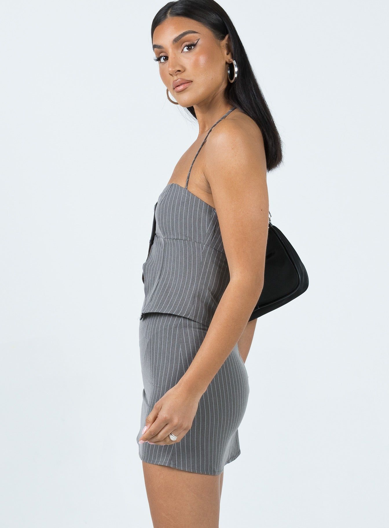 Luca Set Grey Stripe sold by Princess Polly product image thumbnail 4