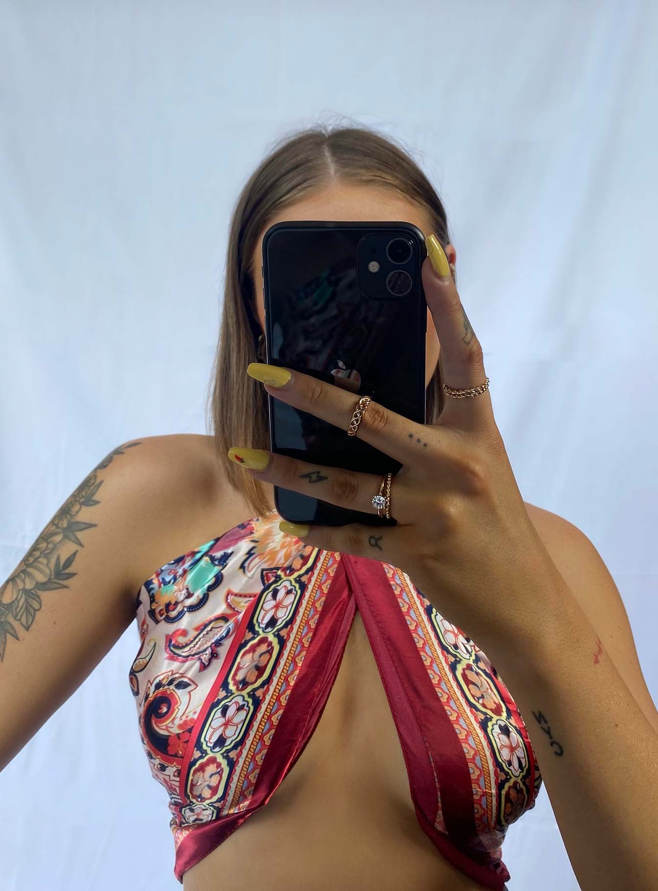 Gemini Satin Scarf Burgundy sold by Princess Polly product image thumbnail 12