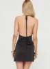 Wrenna Halter Mini Dress Black sold by Princess Polly