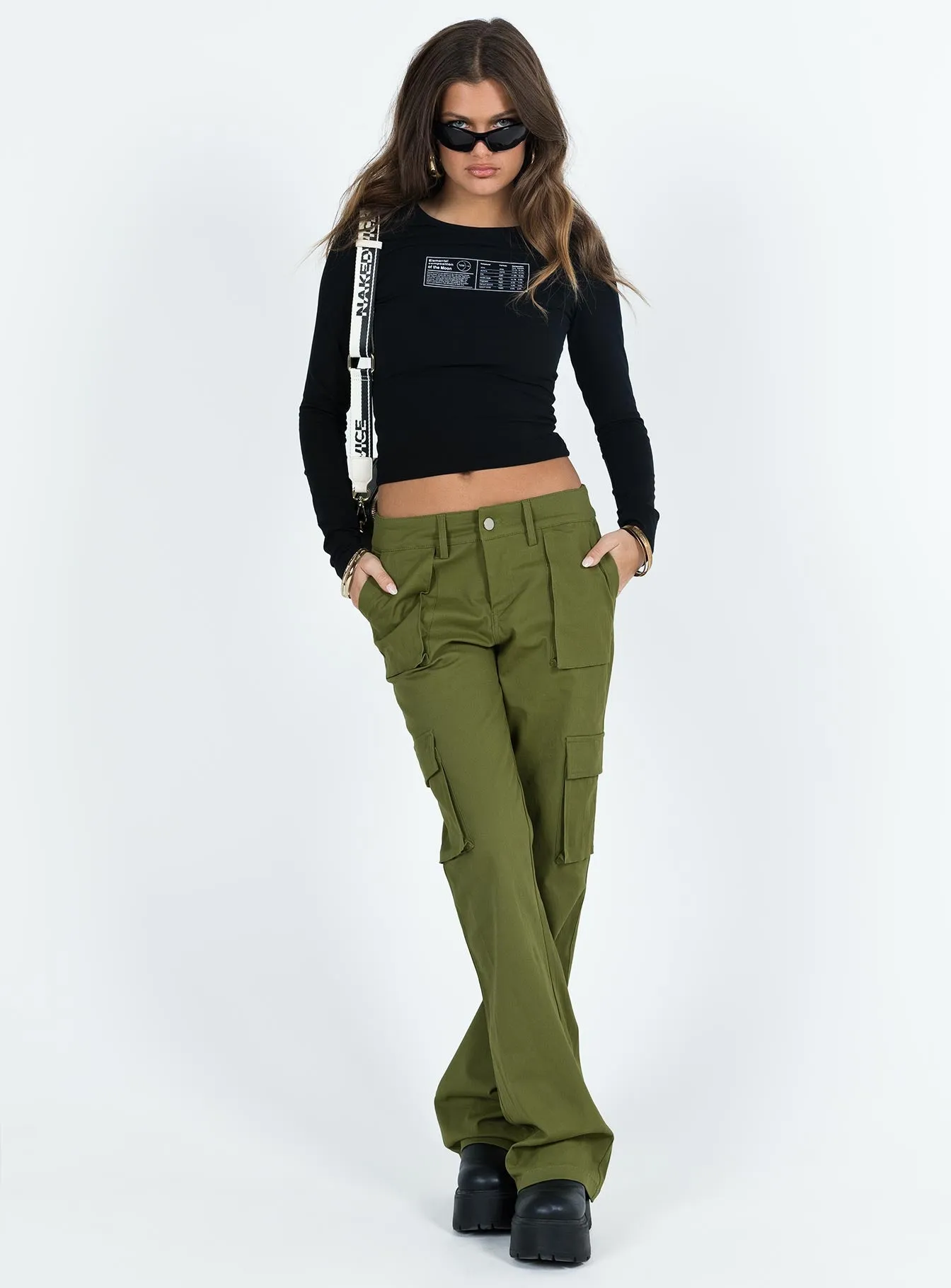 Elements Long Sleeve Top Black sold by Princess Polly product image thumbnail 3