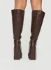 Montgomery Boots Matte Brown sold by Princess Polly