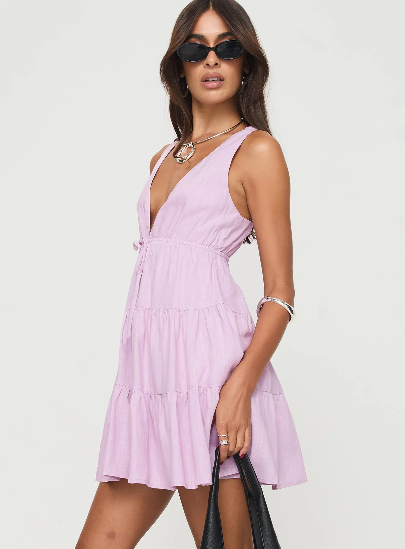 Dipsie Mini Dress Lilac sold by Princess Polly product image thumbnail 3