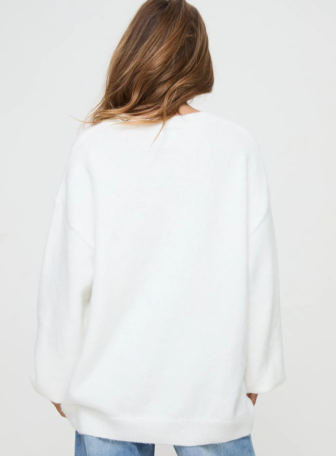 Ryanna Sweater White sold by Princess Polly product image thumbnail 5