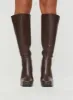 Montgomery Boots Matte Brown sold by Princess Polly
