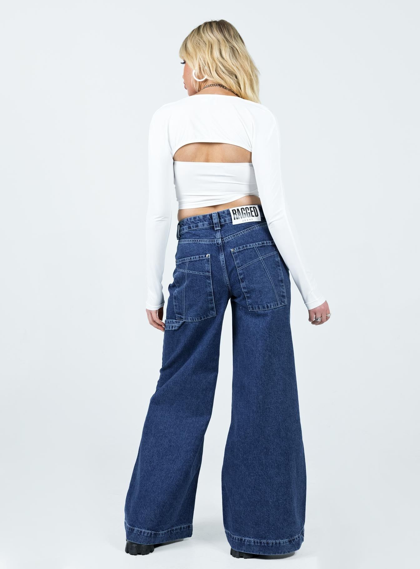 The Ragged Priest New Mid Blue Sweeper Organic sold by Princess Polly product image thumbnail 4