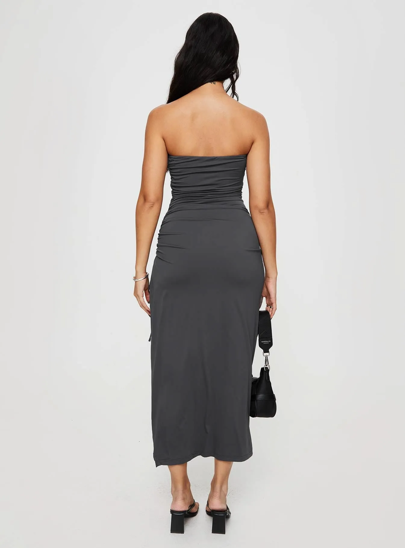 Caprani Maxi Dress Grey sold by Princess Polly product image thumbnail 5