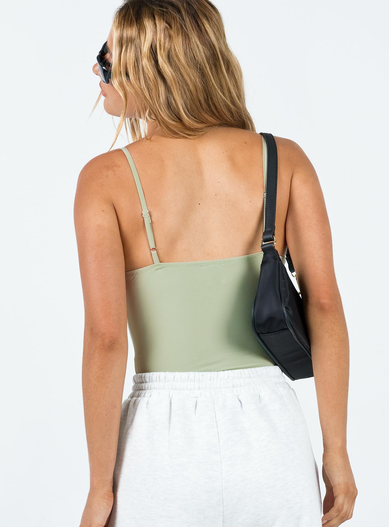 Linden Bodysuit Khaki sold by Princess Polly product image thumbnail 5