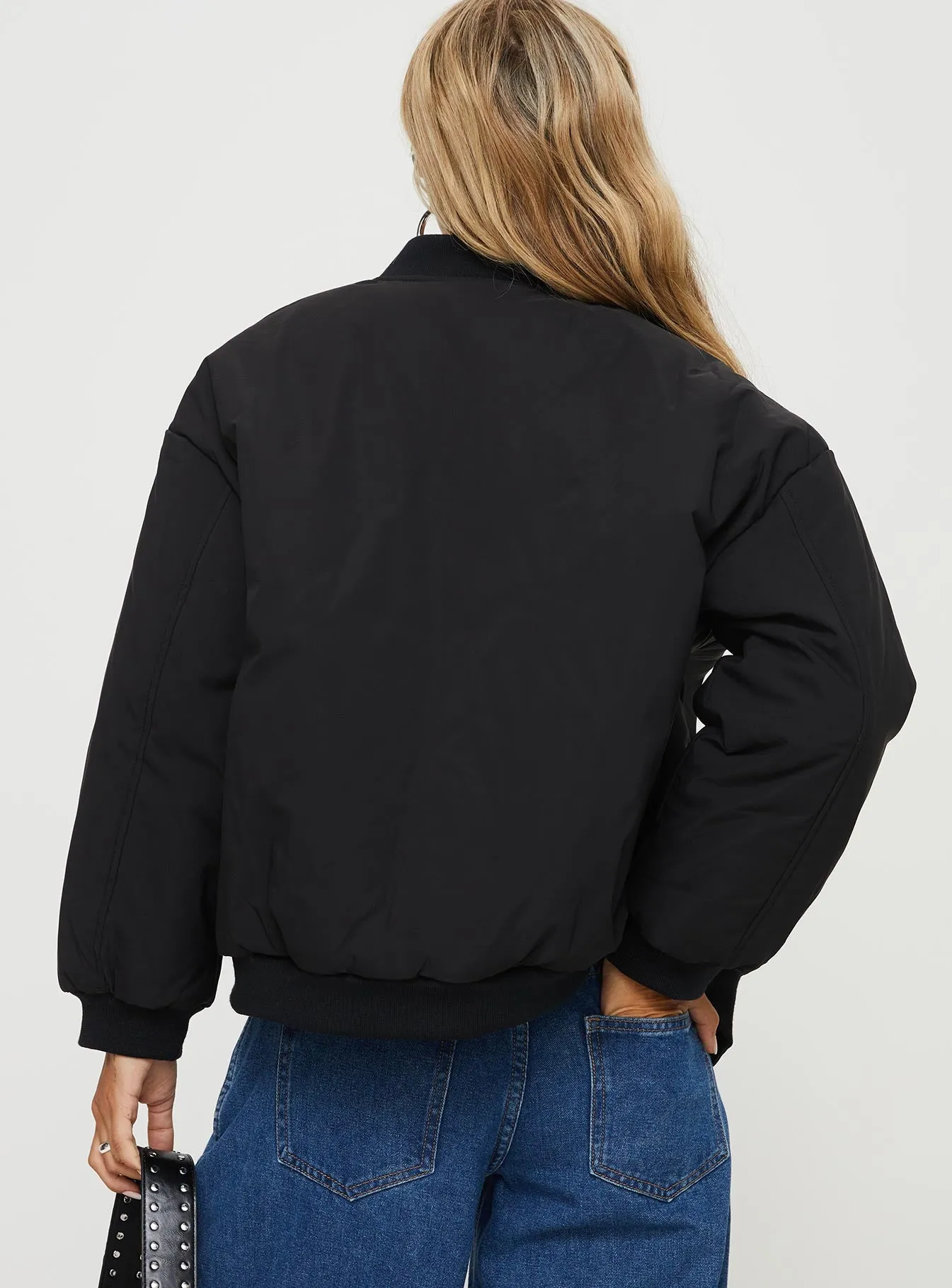 Formations Bomber Jacket Black sold by Princess Polly product image thumbnail 5