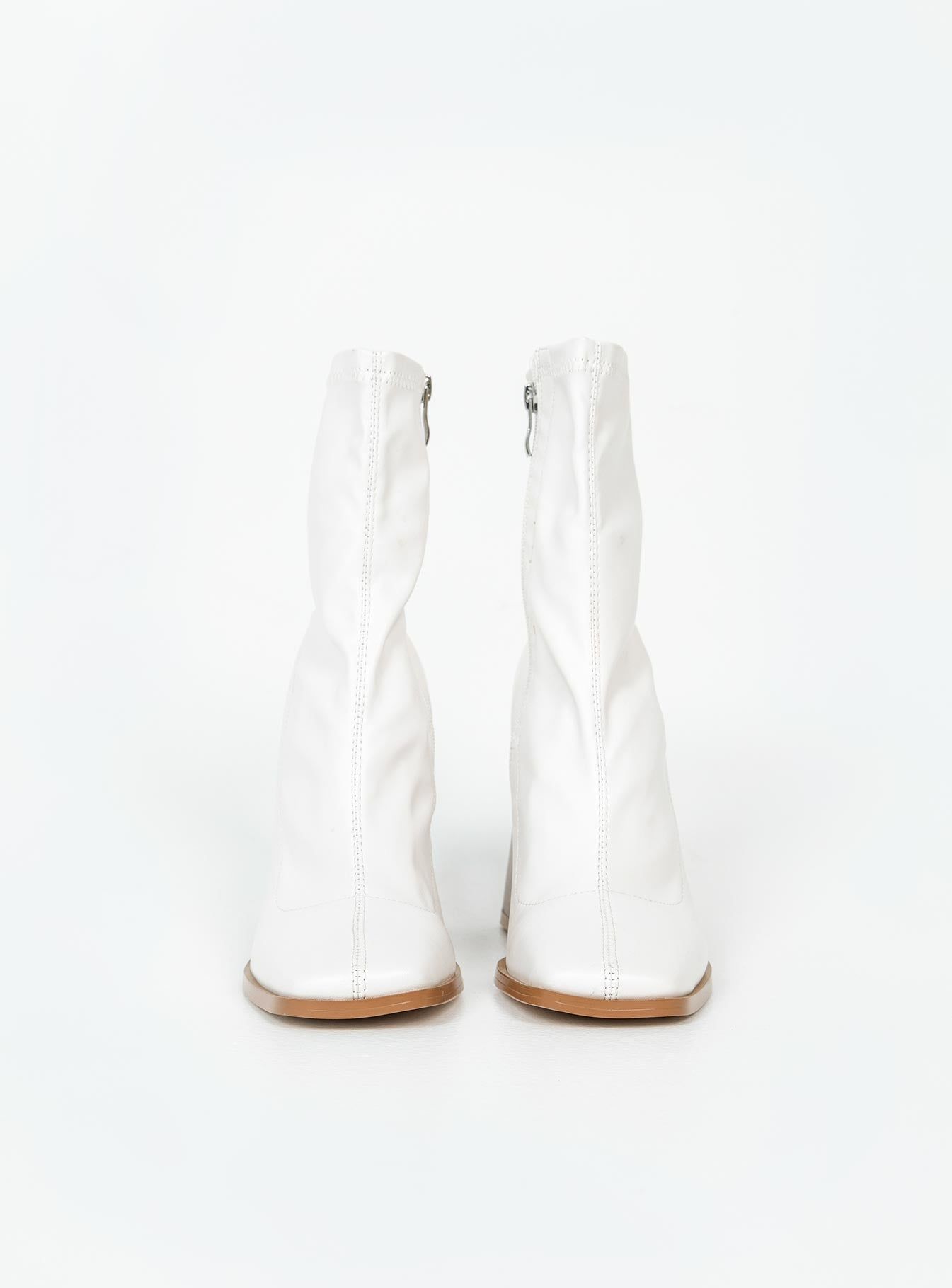 Izuka Ankle Boots White sold by Princess Polly product image thumbnail 2