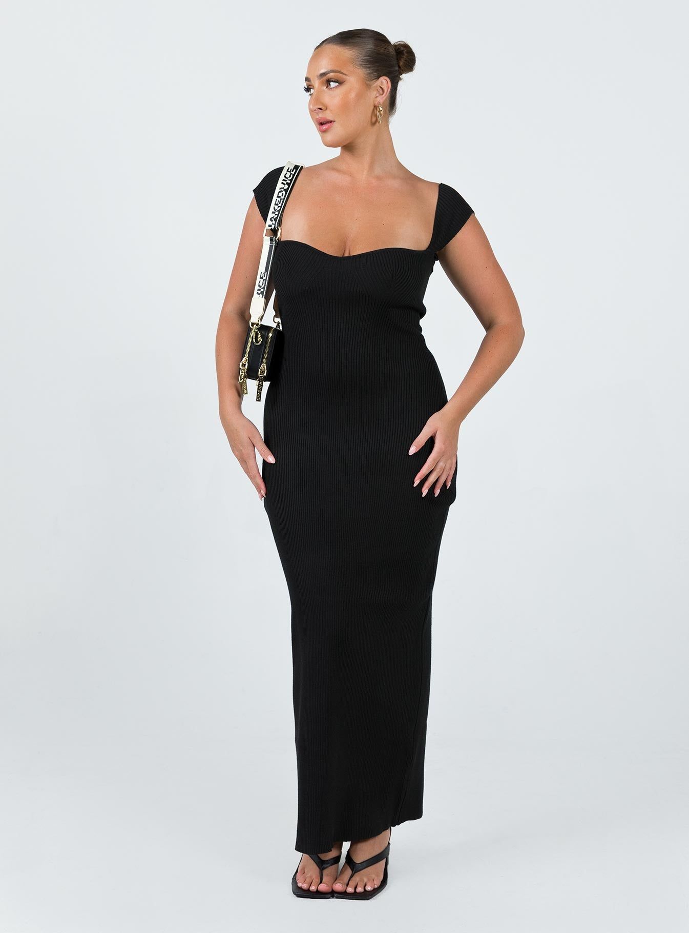 Larissa Maxi Dress Black sold by Princess Polly product image thumbnail 3