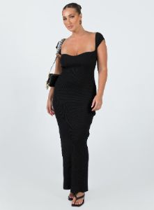 Larissa Maxi Dress Black sold by Princess Polly