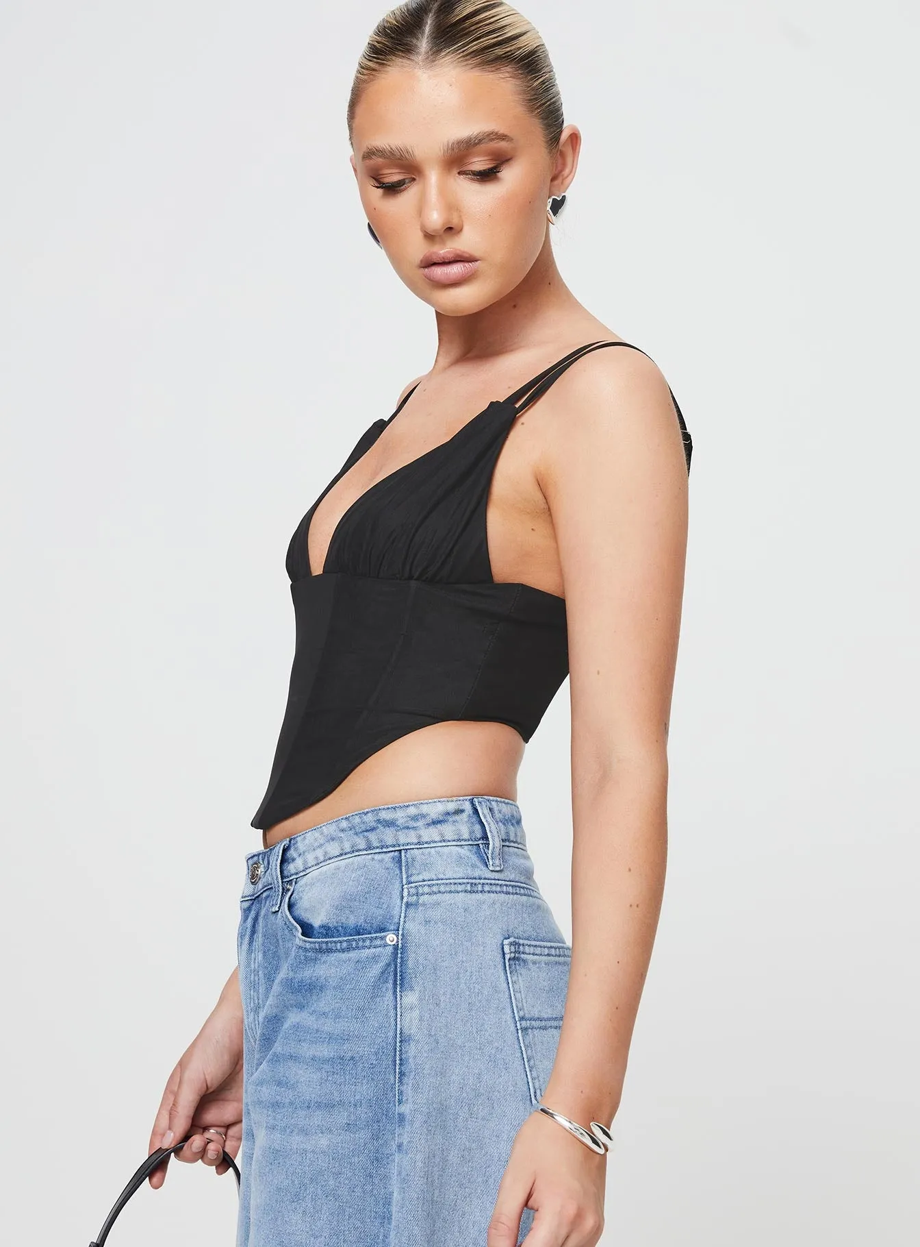 Bovelli Top Black sold by Princess Polly product image thumbnail 4