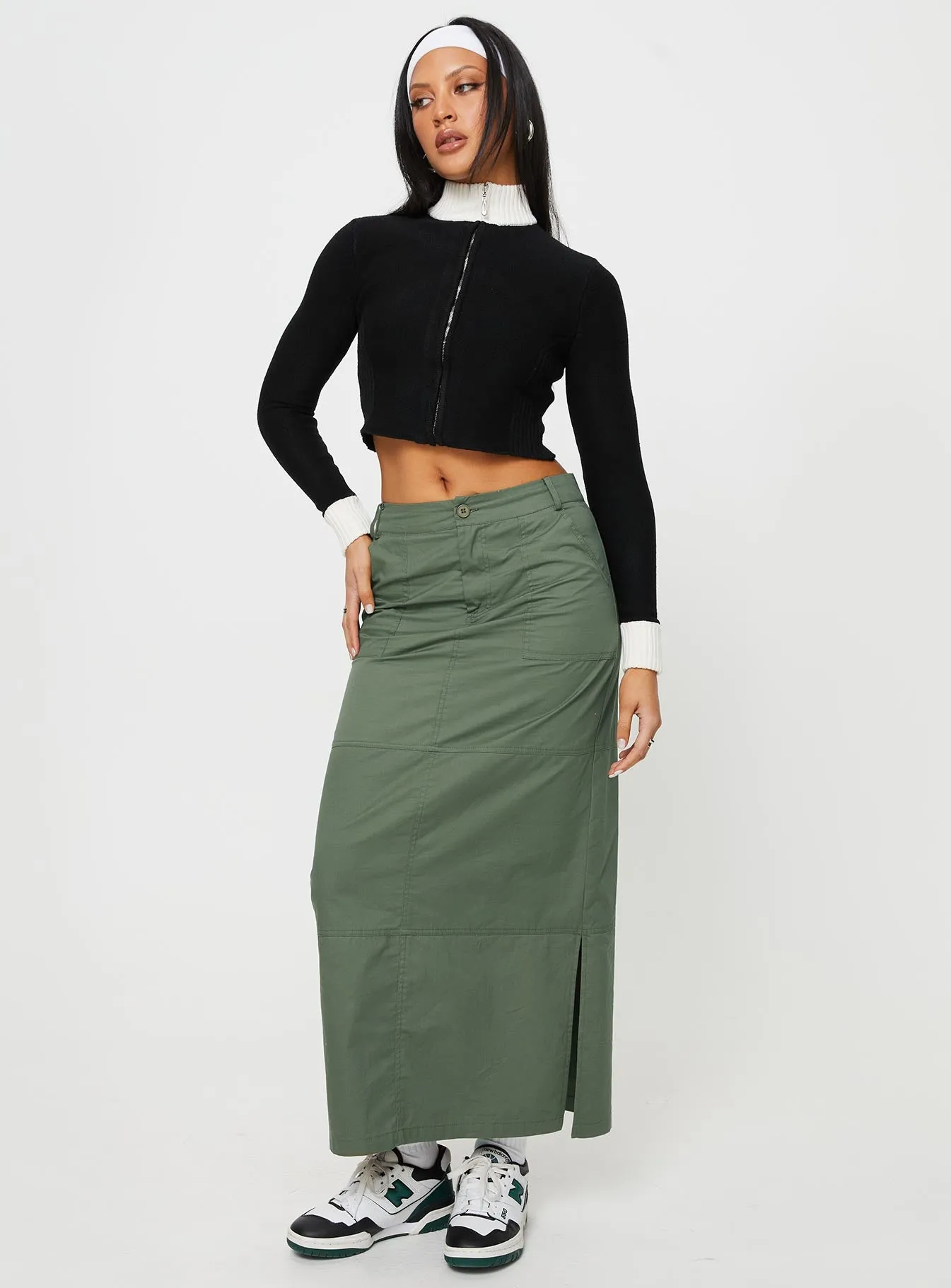 Meggie Polo Knit Sweater Black sold by Princess Polly product image thumbnail 3