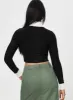 Meggie Polo Knit Sweater Black sold by Princess Polly