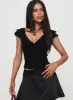 Say Nothing Top Black sold by Princess Polly