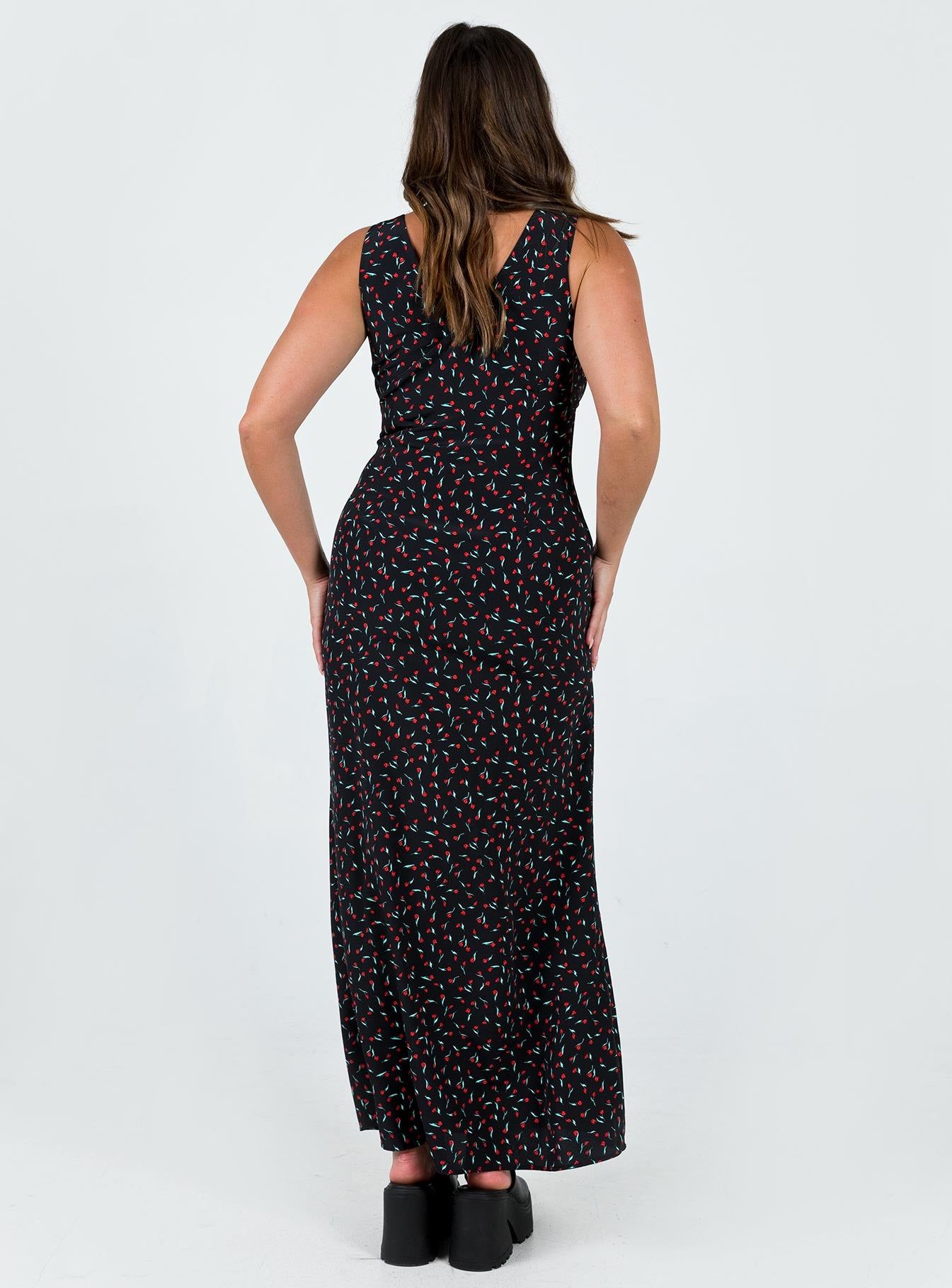 Garrick Maxi Dress Black / Red sold by Princess Polly product image thumbnail 5
