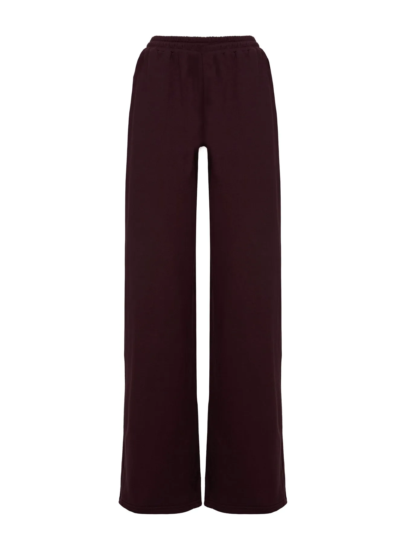 All Day Straight Leg Sweatpants Wine sold by Princess Polly product image thumbnail 5