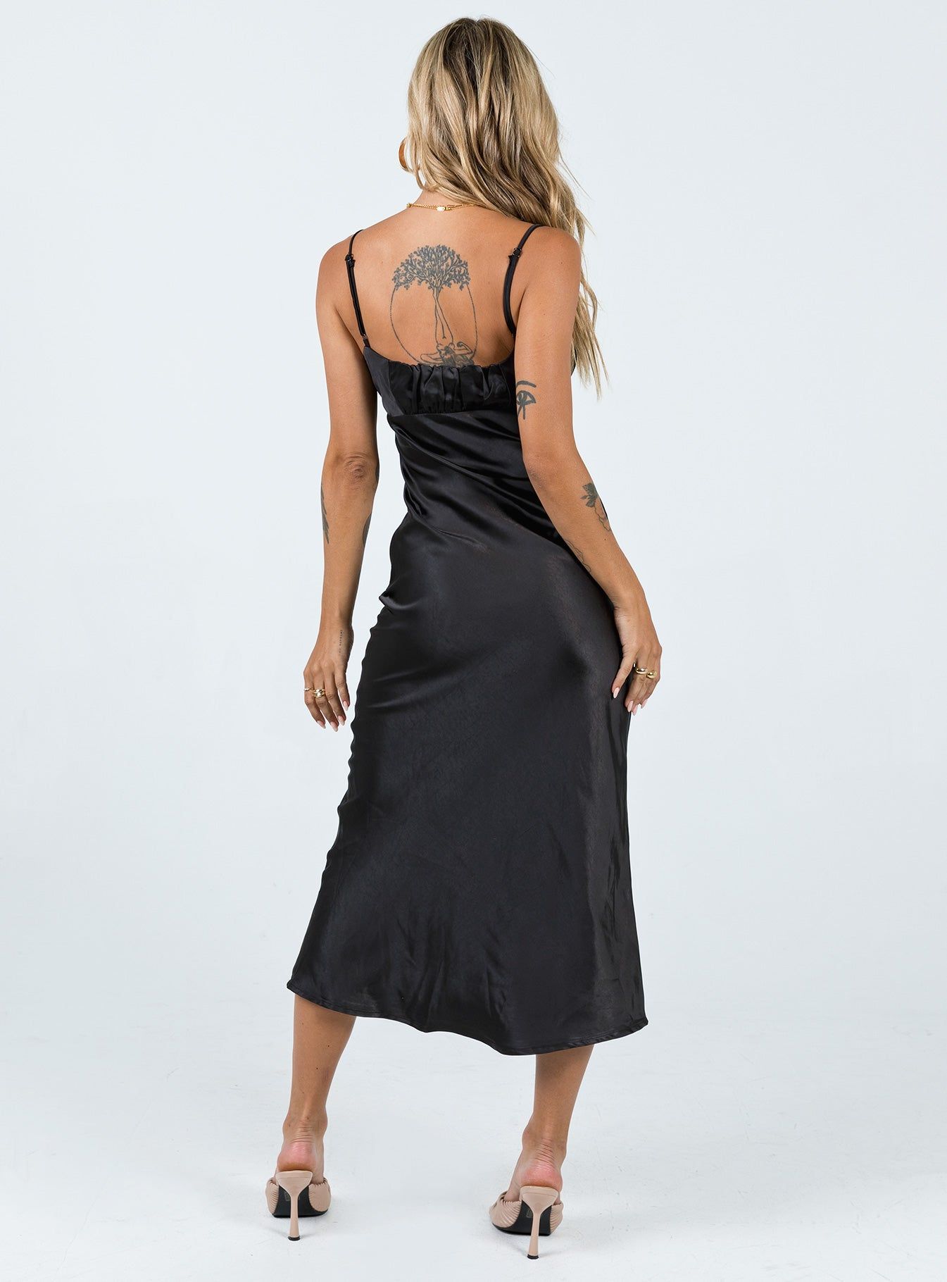 Averie Midi Dress Black sold by Princess Polly product image thumbnail 5
